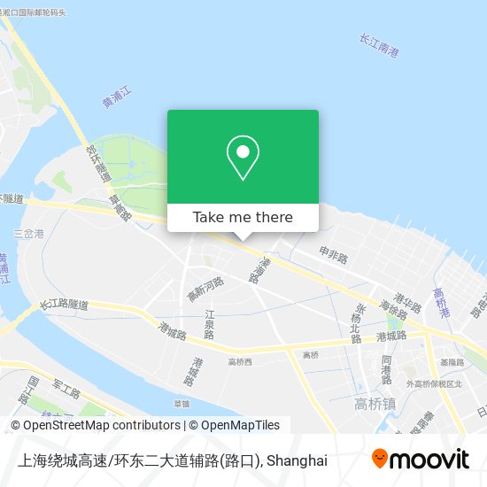 上海绕城高速/环东二大道辅路(路口) map