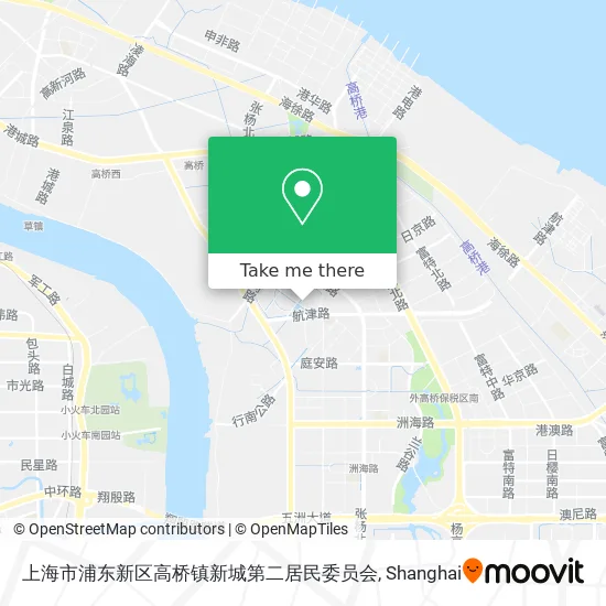 上海市浦东新区高桥镇新城第二居民委员会 map