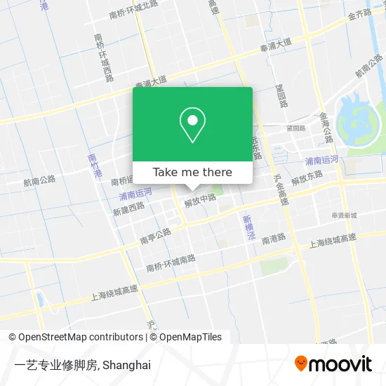 一艺专业修脚房 map