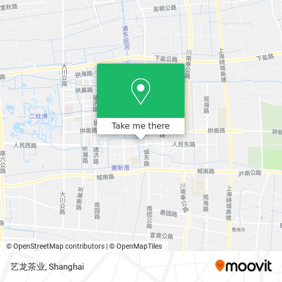 艺龙茶业 map