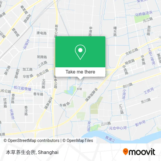 本草养生会所 map