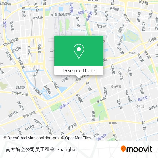 南方航空公司员工宿舍 map