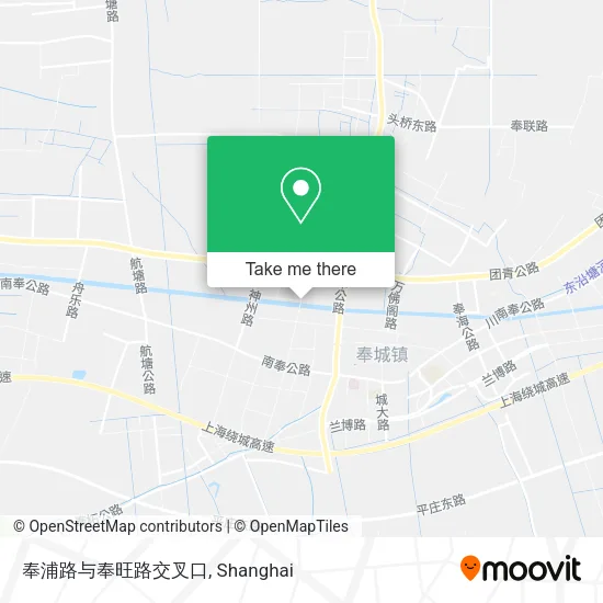 奉浦路与奉旺路交叉口 map