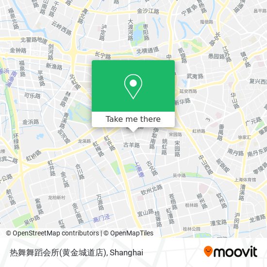 热舞舞蹈会所(黄金城道店) map