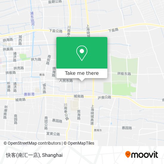 快客(南汇一店) map