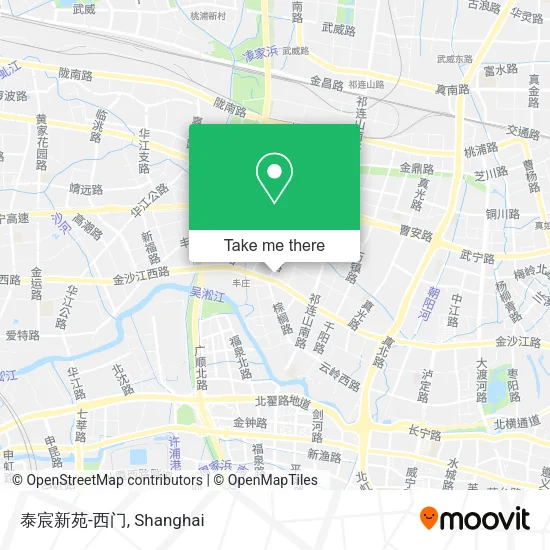 泰宸新苑-西门 map
