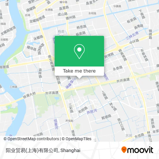 阳业贸易(上海)有限公司 map