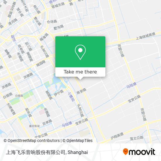 上海飞乐音响股份有限公司 map