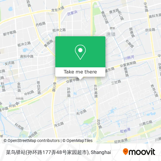 菜鸟驿站(孙环路177弄48号家园超市) map