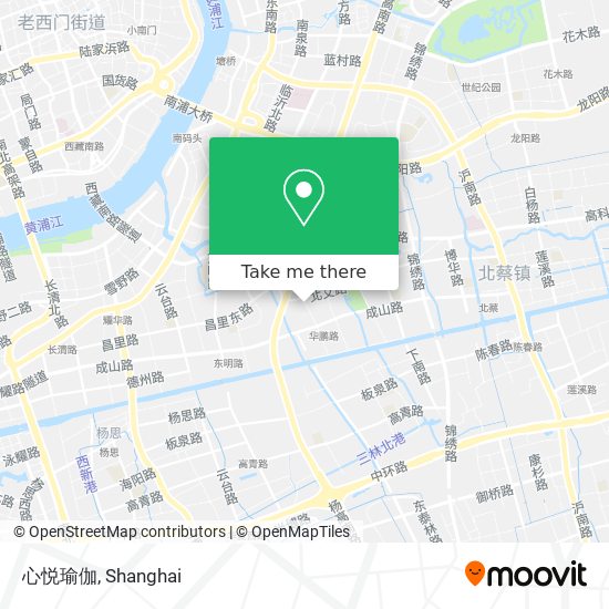 心悦瑜伽 map