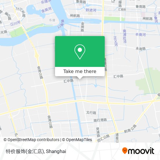 特价服饰(金汇店) map