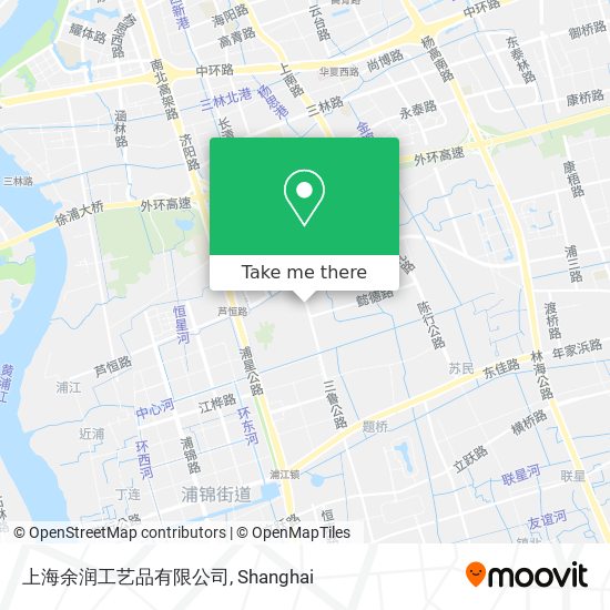 上海余润工艺品有限公司 map