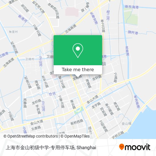 上海市金山初级中学-专用停车场 map