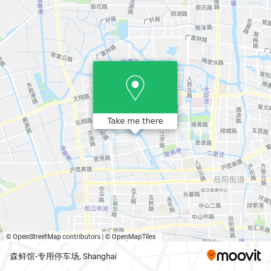 森鲜馆-专用停车场 map