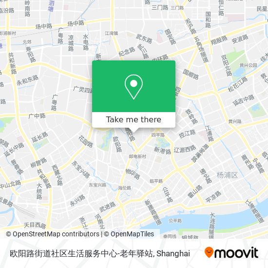 欧阳路街道社区生活服务中心-老年驿站 map