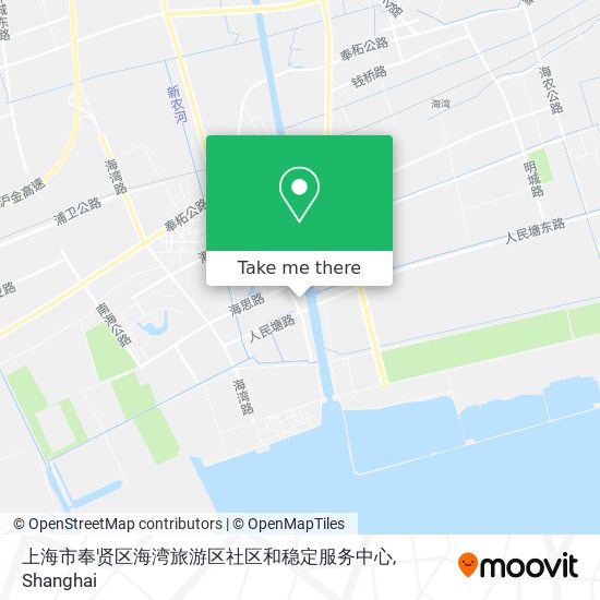 上海市奉贤区海湾旅游区社区和稳定服务中心 map