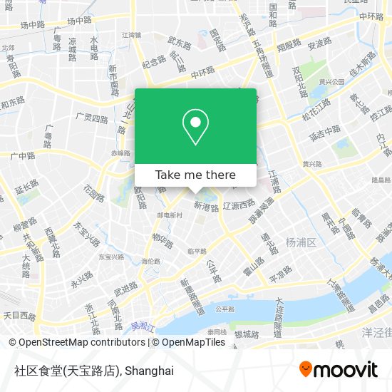 社区食堂(天宝路店) map