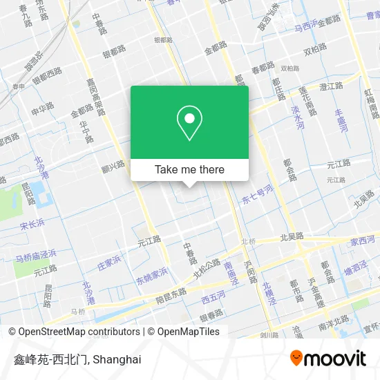 鑫峰苑-西北门 map