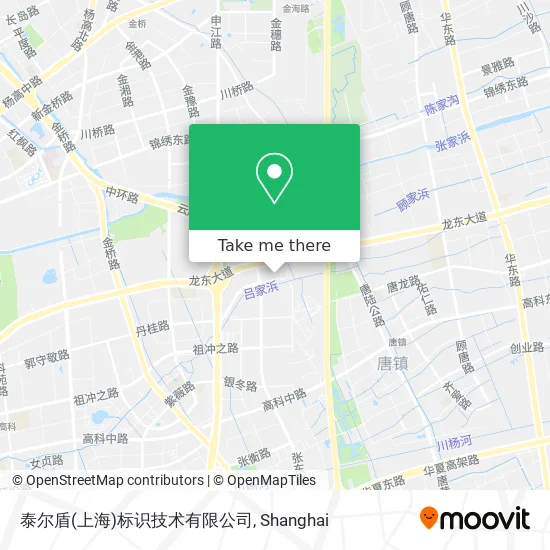 泰尔盾(上海)标识技术有限公司 map