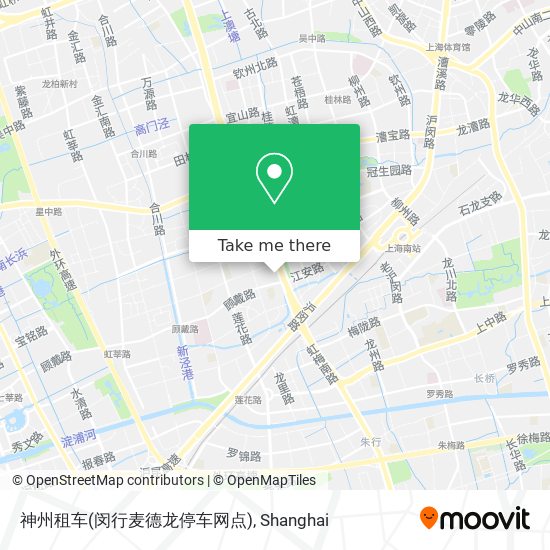 神州租车(闵行麦德龙停车网点) map