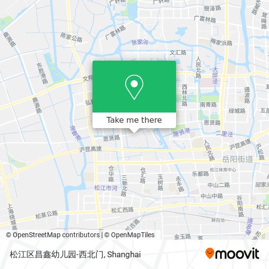 松江区昌鑫幼儿园-西北门 map