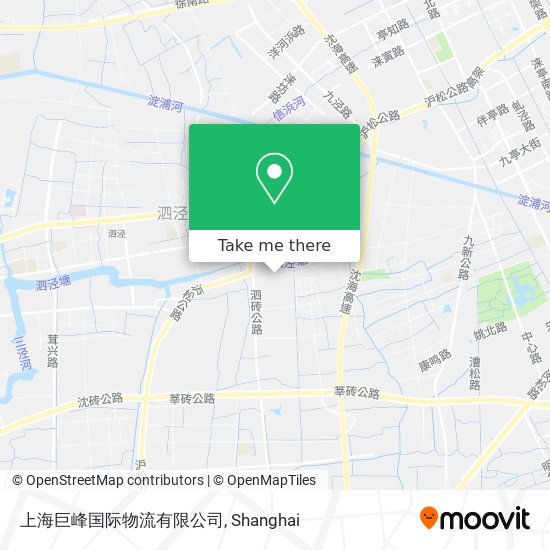 上海巨峰国际物流有限公司 map