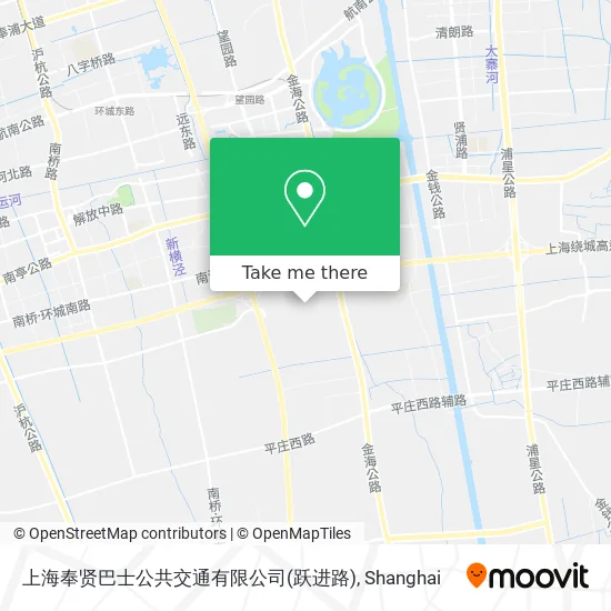 上海奉贤巴士公共交通有限公司(跃进路) map