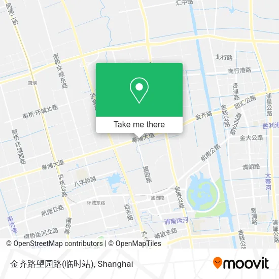 金齐路望园路(临时站) map