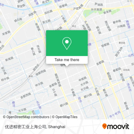 优进精密工业上海公司 map