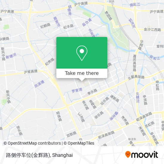路侧停车位(金辉路) map