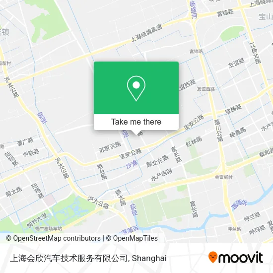 上海会欣汽车技术服务有限公司 map