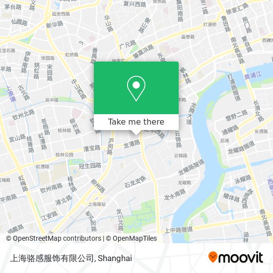 上海骆感服饰有限公司 map