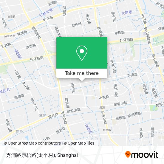 秀浦路康梧路(太平村) map