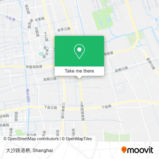 大沙路港桥 map