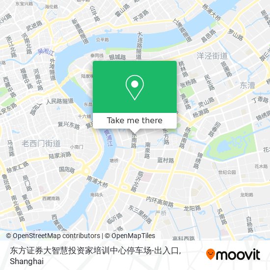 东方证券大智慧投资家培训中心停车场-出入口 map