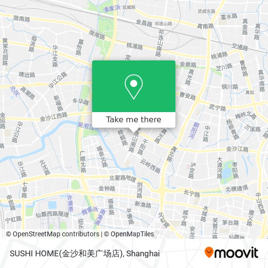 SUSHI HOME(金沙和美广场店) map