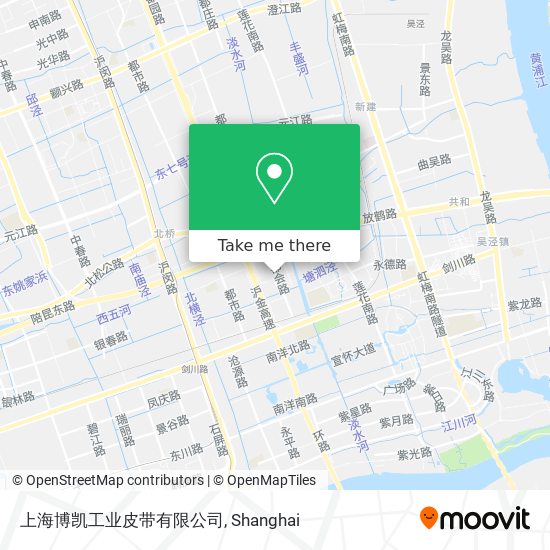 上海博凯工业皮带有限公司 map