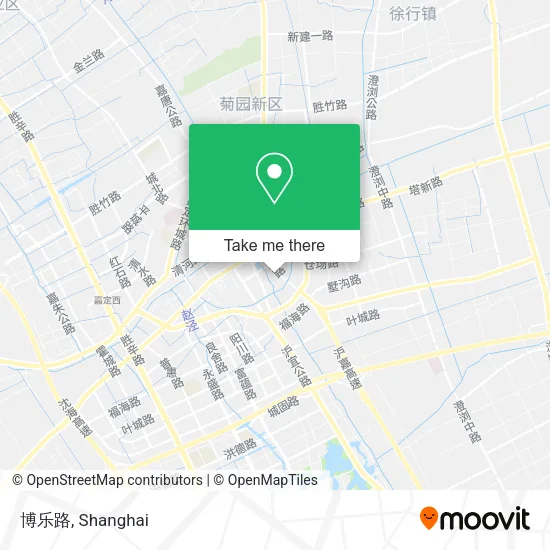 博乐路 map