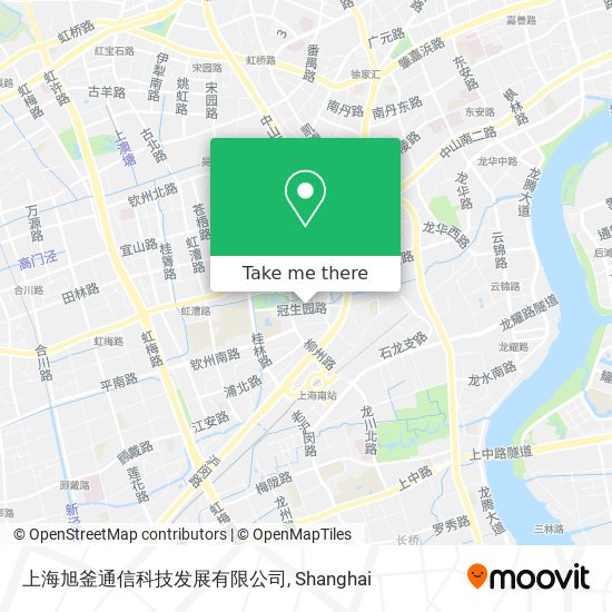 上海旭釜通信科技发展有限公司 map