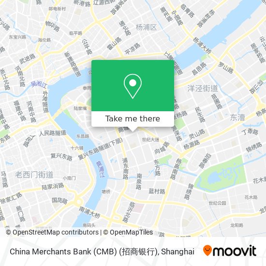 China Merchants Bank (CMB) (招商银行) map