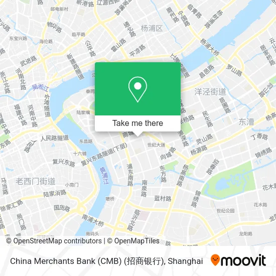 China Merchants Bank (CMB) (招商银行) map