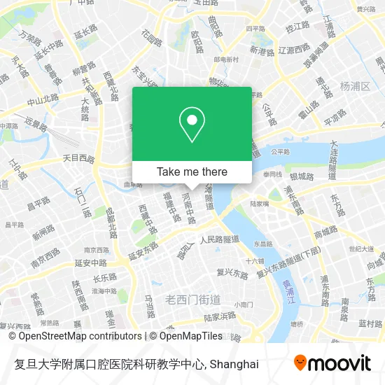 复旦大学附属口腔医院科研教学中心 map