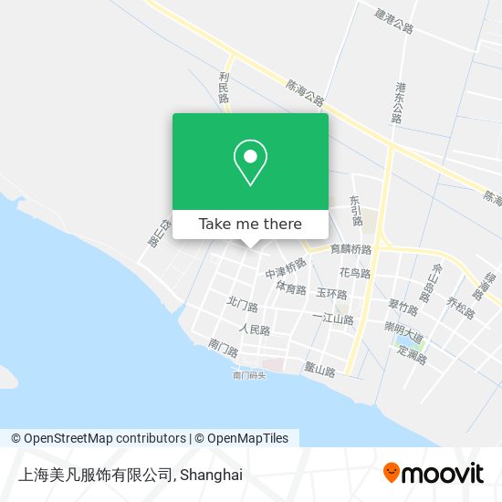上海美凡服饰有限公司 map