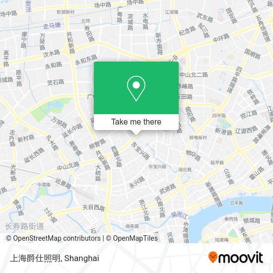 上海爵仕照明 map