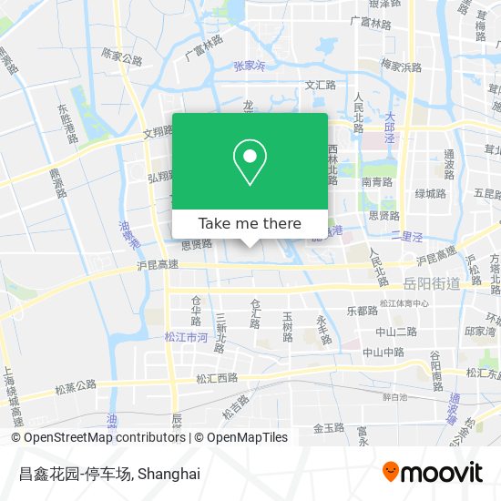 昌鑫花园-停车场 map