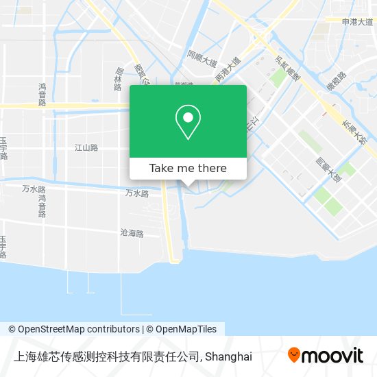 上海雄芯传感测控科技有限责任公司 map