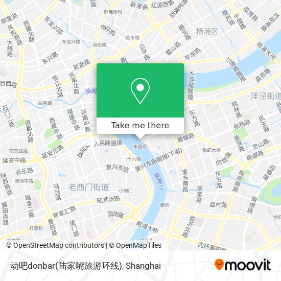 动吧donbar(陆家嘴旅游环线) map