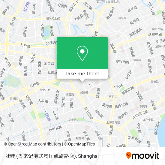 街电(粤来记港式餐厅凯旋路店) map