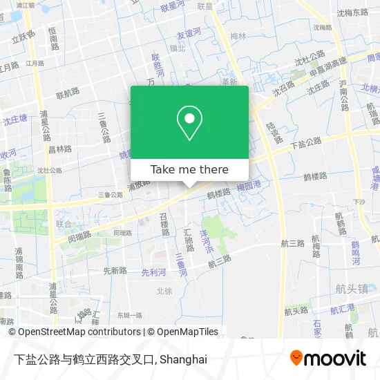 下盐公路与鹤立西路交叉口 map