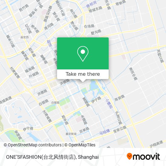 ONE’SFASHION(台北风情街店) map